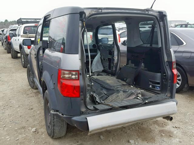 5J6YH186X5L015924 - 2005 HONDA ELEMENT EX GRAY photo 3