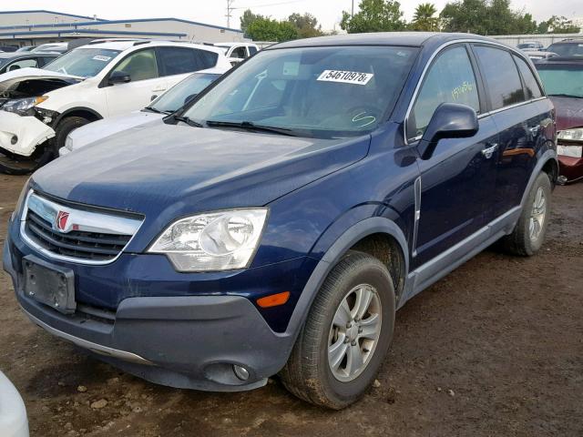 3GSCL33P28S651962 - 2008 SATURN VUE XE BLUE photo 2