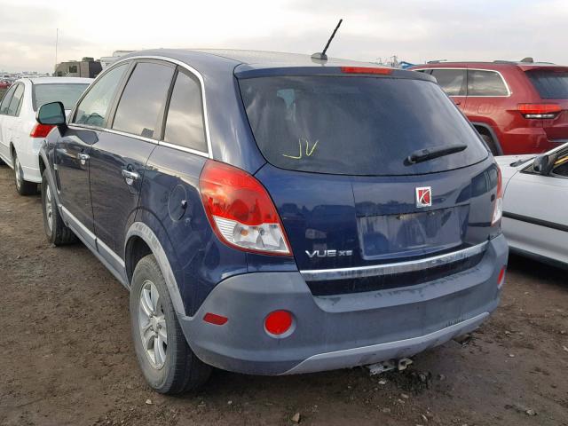 3GSCL33P28S651962 - 2008 SATURN VUE XE BLUE photo 3