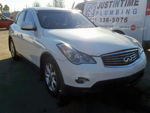 JNKAJ09F18M357215 - 2008 INFINITI EX35 BASE WHITE photo 1