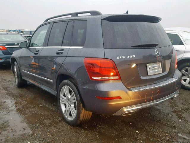 WDCGG5HB2EG179521 - 2014 MERCEDES-BENZ GLK 350 GRAY photo 3