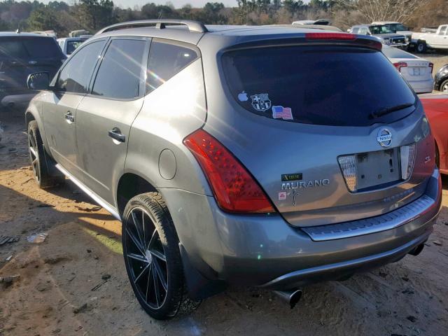 JN8AZ08T96W420648 - 2006 NISSAN MURANO GRAY photo 3