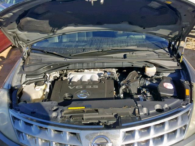 JN8AZ08T96W420648 - 2006 NISSAN MURANO GRAY photo 7