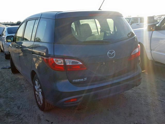 JM1CW2BL7C0113530 - 2012 MAZDA 5 GRAY photo 3