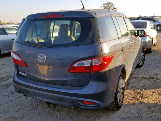 JM1CW2BL7C0113530 - 2012 MAZDA 5 GRAY photo 4