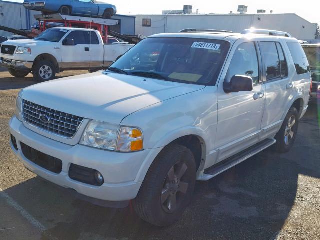 1FMDU75W13ZA40806 - 2003 FORD EXPLORER L WHITE photo 2