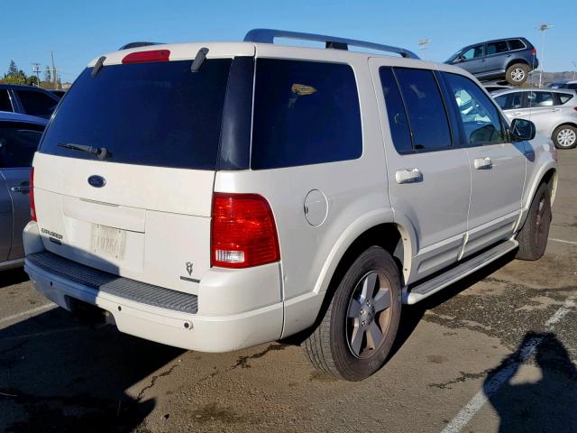 1FMDU75W13ZA40806 - 2003 FORD EXPLORER L WHITE photo 4