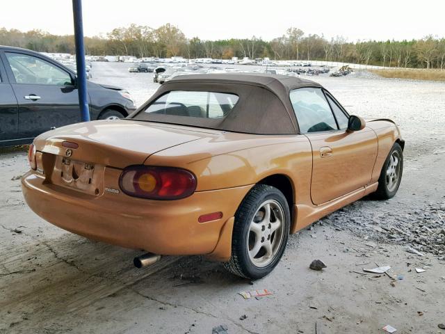 JM1NB3534Y0143307 - 2000 MAZDA MX-5 MIATA GOLD photo 4