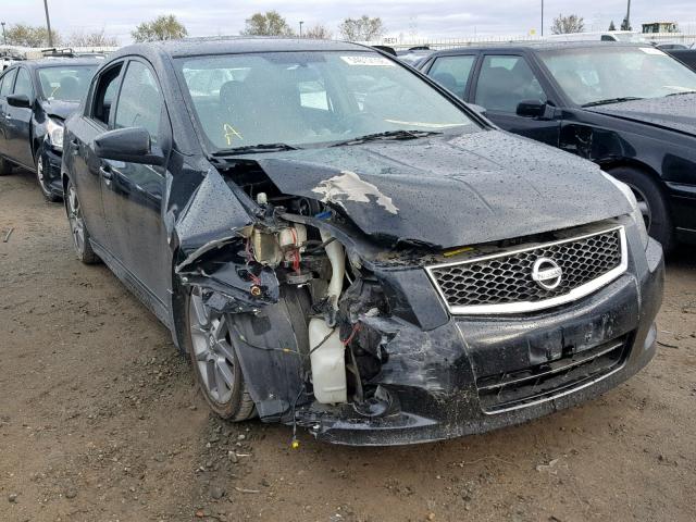 3N1CB6AP4CL651714 - 2012 NISSAN SENTRA SE- BLACK photo 1