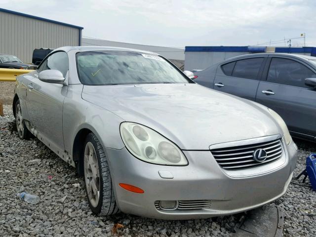 JTHFN48Y440056184 - 2004 LEXUS SC 430 SILVER photo 1