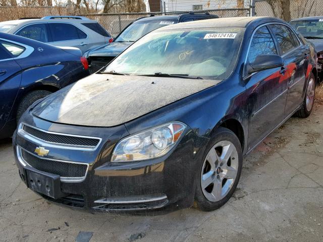1G1ZH57B99F226559 - 2009 CHEVROLET MALIBU 1LT BLACK photo 2