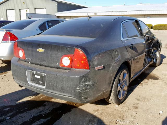 1G1ZH57B99F226559 - 2009 CHEVROLET MALIBU 1LT BLACK photo 4