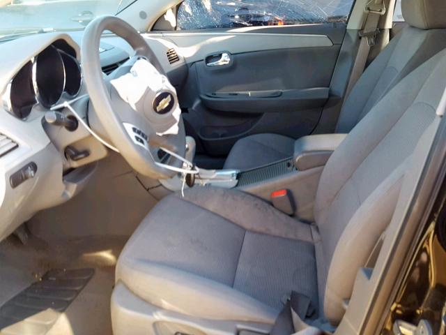 1G1ZH57B99F226559 - 2009 CHEVROLET MALIBU 1LT BLACK photo 5