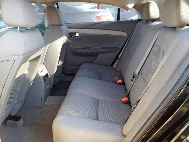 1G1ZH57B99F226559 - 2009 CHEVROLET MALIBU 1LT BLACK photo 6
