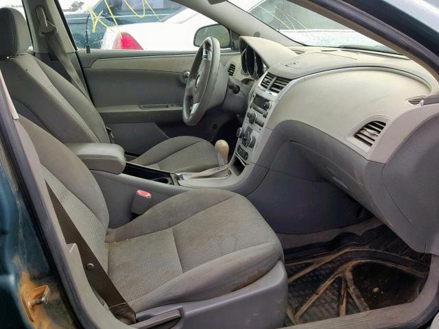1G1ZG57B29F140254 - 2009 CHEVROLET MALIBU LS Yaşıl foto 5