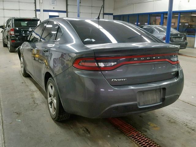 1C3CDFBB3GD563523 - 2016 DODGE DART SXT GRAY photo 3