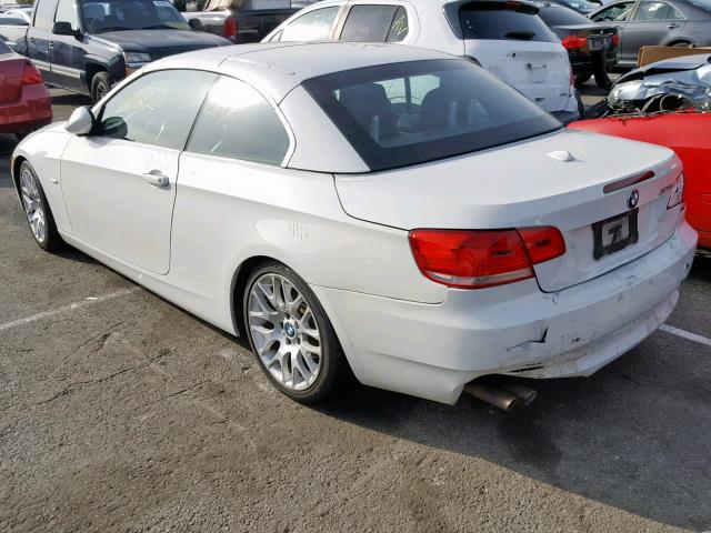 WBAWR33527PX78677 - 2007 BMW 328 I SULE WHITE photo 3