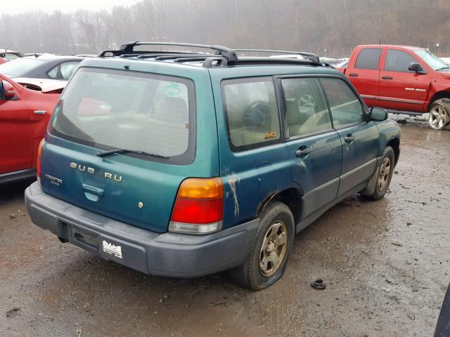 JF1SF6352YH703569 - 2000 SUBARU FORESTER L GREEN photo 4