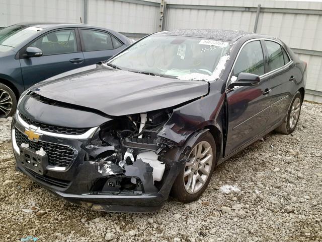 1G11C5SL5FF161880 - 2015 CHEVROLET MALIBU 1LT BLACK photo 2