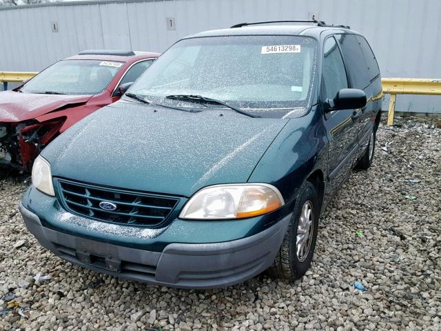 2FMZA5148XBB63938 - 1999 FORD WINDSTAR L GREEN photo 2