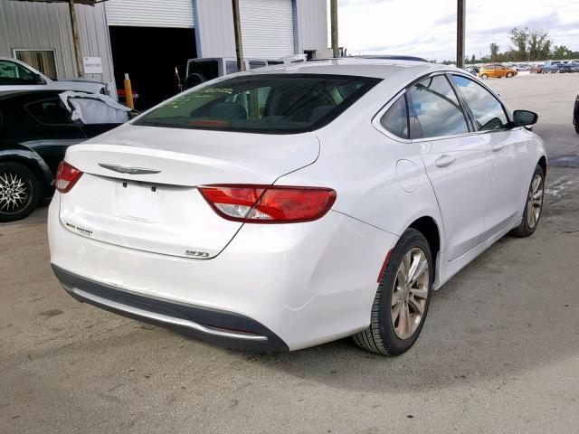 1C3CCCABXGN105975 - 2016 CHRYSLER 200 LIMITE WHITE photo 4