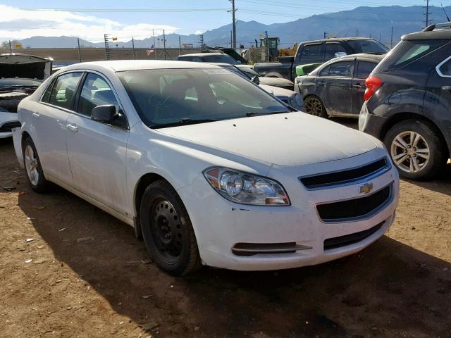 1G1ZG57B394132546 - 2009 CHEVROLET MALIBU LS WHITE photo 1