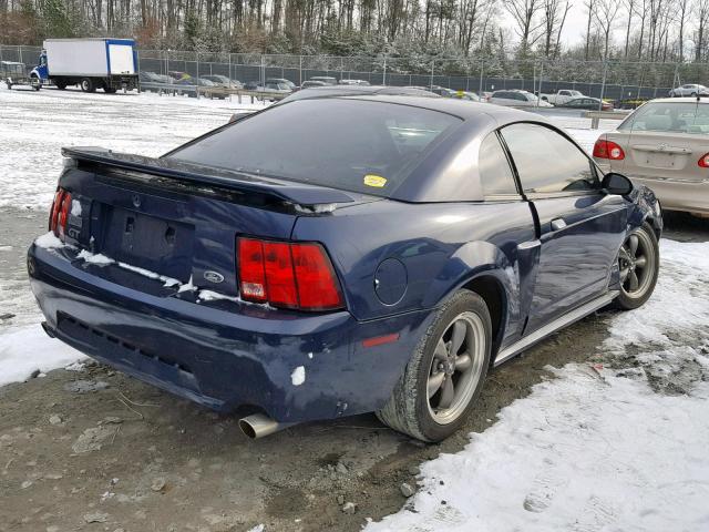 1FAFP42X63F389175 - 2003 FORD MUSTANG GT BLUE photo 4