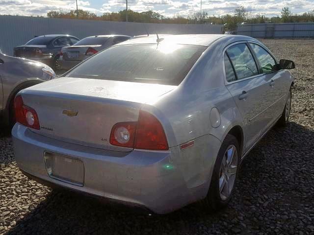 1G1ZG57B294170463 - 2009 CHEVROLET MALIBU LS ვერცხლისფერი ფოტო 4