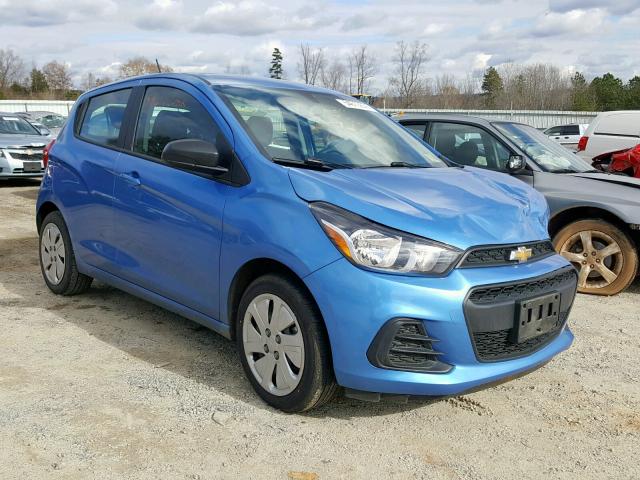 KL8CB6SA9HC758891 - 2017 CHEVROLET SPARK LS BLUE photo 1