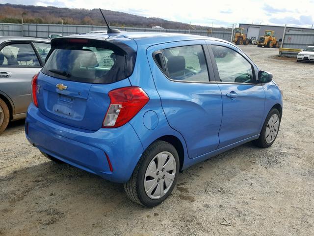 KL8CB6SA9HC758891 - 2017 CHEVROLET SPARK LS BLUE photo 4