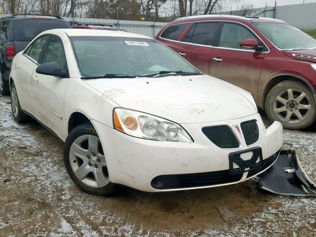 1G2ZG58B674207036 - 2007 PONTIAC G6 BASE WHITE photo 1