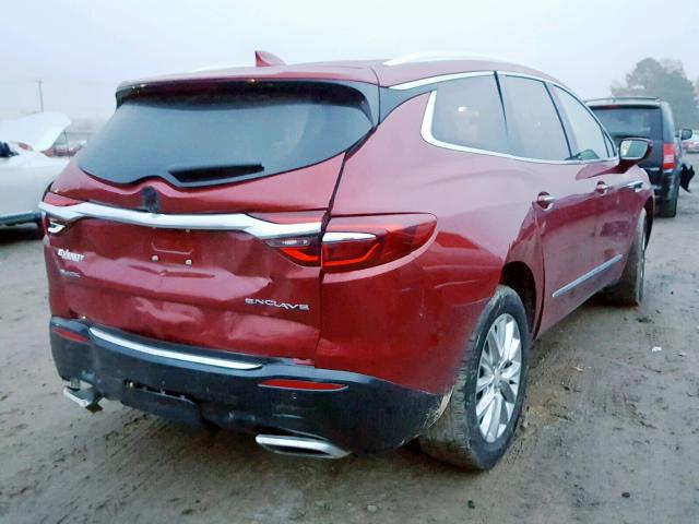 5GAERCKW2JJ214502 - 2018 BUICK ENCLAVE PR MAROON photo 4