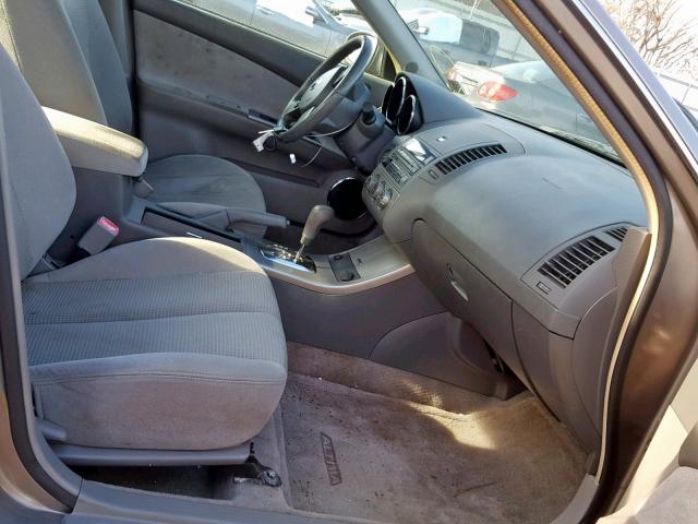 1N4BL11D75C138282 - 2005 NISSAN ALTIMA SE GRAY photo 5