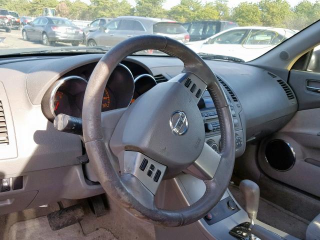 1N4BL11D75C138282 - 2005 NISSAN ALTIMA SE GRAY photo 9