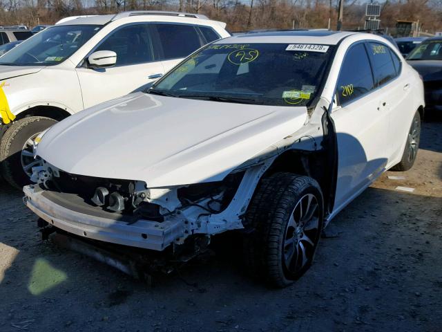 19UUB1F32GA003877 - 2016 ACURA TLX WHITE photo 2