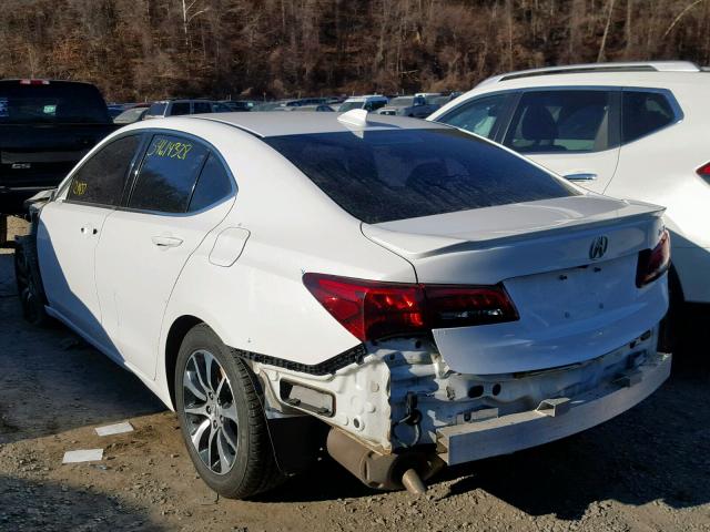 19UUB1F32GA003877 - 2016 ACURA TLX WHITE photo 3