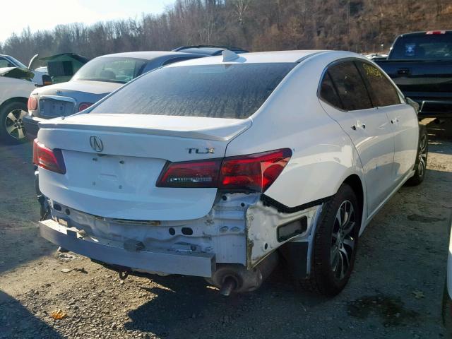 19UUB1F32GA003877 - 2016 ACURA TLX WHITE photo 4