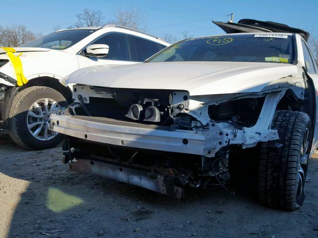 19UUB1F32GA003877 - 2016 ACURA TLX WHITE photo 9