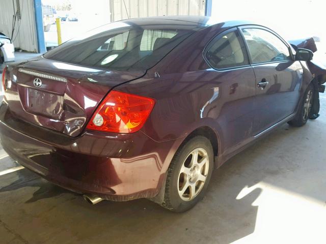 JTKDE177360083274 - 2006 TOYOTA SCION TC 红色 照片 4