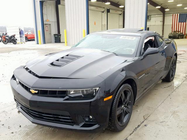 2G1FJ1EW2F9255699 - 2015 CHEVROLET CAMARO 2SS BLACK photo 2