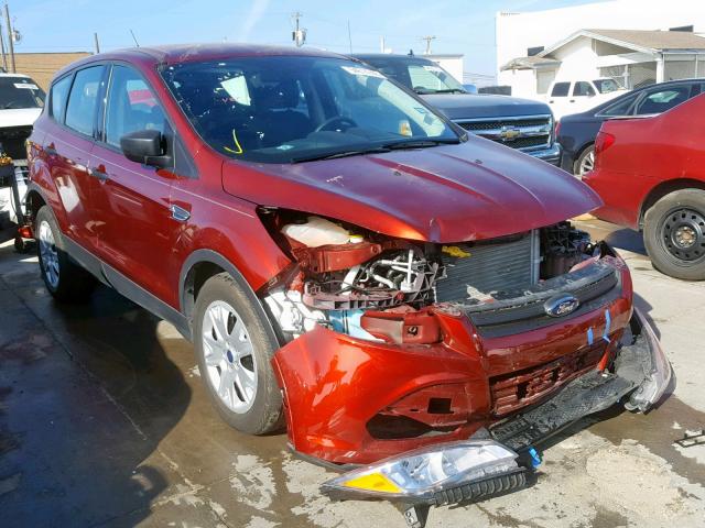 1FMCU0F71FUB80771 - 2015 FORD ESCAPE S BURGUNDY photo 1