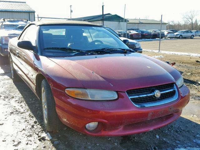 3C3EL55H5WT308984 - 1998 CHRYSLER SEBRING JX MAROON photo 1