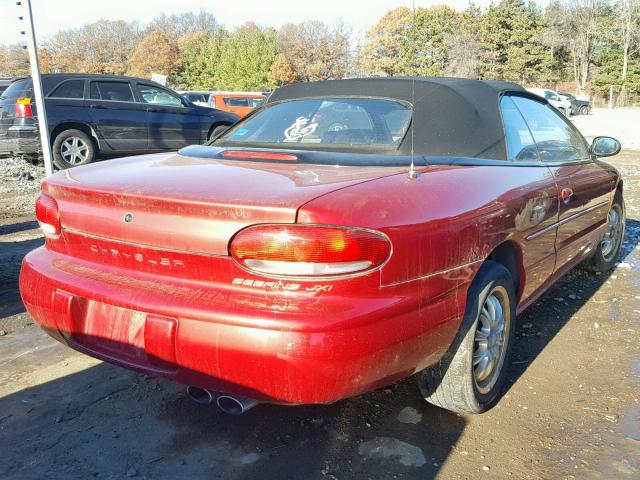 3C3EL55H5WT308984 - 1998 CHRYSLER SEBRING JX MAROON photo 4