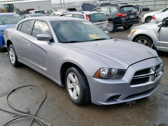 2C3CDXBGXEH215560 - 2014 DODGE CHARGER SE SILVER photo 1