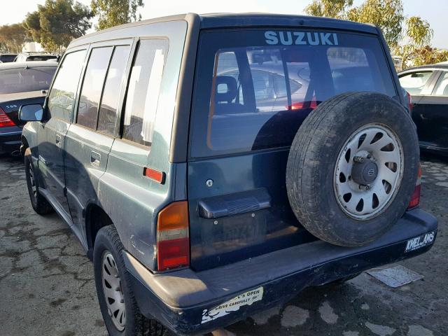 JS3TD03V8V4101099 - 1997 SUZUKI SIDEKICK J GREEN photo 3