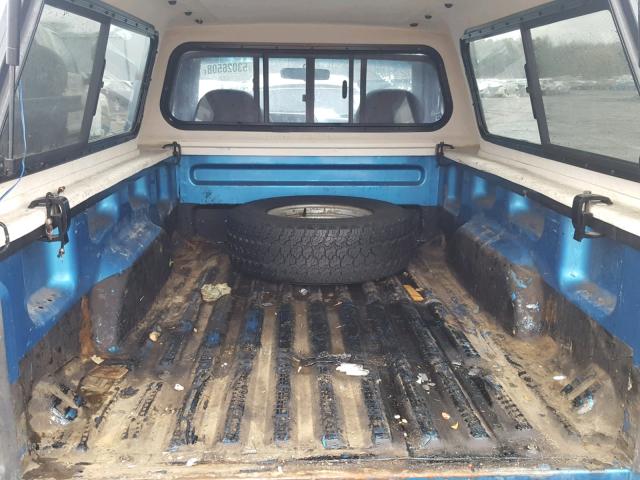 1FTCR11X2PPB09484 - 1993 FORD RANGER BLUE photo 6