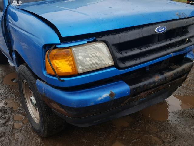 1FTCR11X2PPB09484 - 1993 FORD RANGER BLUE photo 9