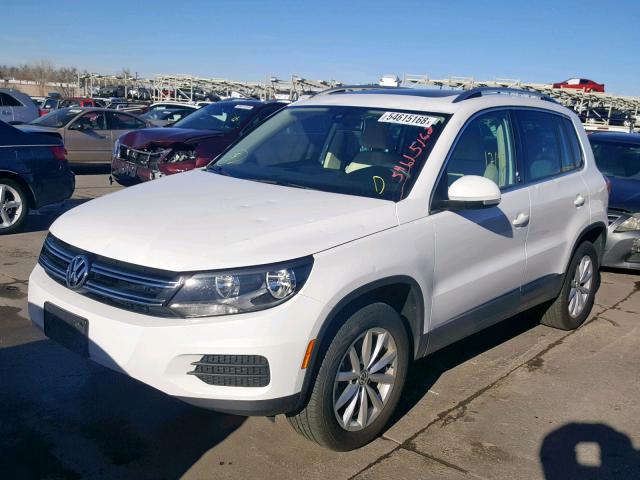 WVGSV7AX7HK021812 - 2017 VOLKSWAGEN TIGUAN WOL WHITE photo 2