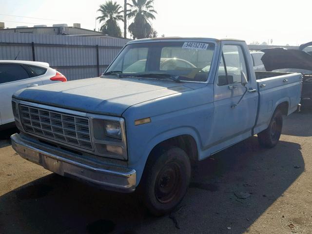 F10ERHD0371 - 1980 FORD F100 BLUE photo 2