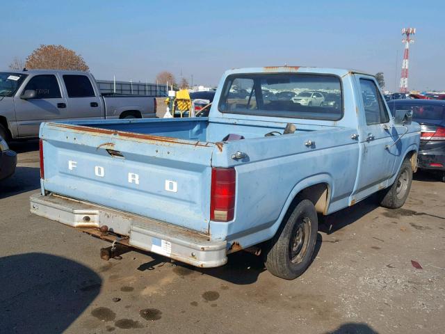 F10ERHD0371 - 1980 FORD F100 BLUE photo 4